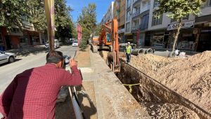 2. çevreyolunda altyapı güçlendirme çalışması
