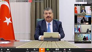 Bakan Koca, Türkiye'nin koronavirüs mücadelesini DSÖ'ye anlattı