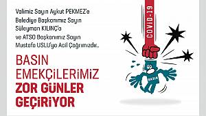 Basın emekçileri zor günler geçiriyor