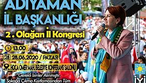 İYİ PARTİDE İL KONGRESİ HEYECANI İlçe Başkanları istedi il Başkanı Kenan DOĞAN Devam dedi.
