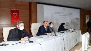 2021 Yılı 1. İl Koordinasyon Kurulu toplantısı Vali Çuhadar Başkanlığında yapıldı