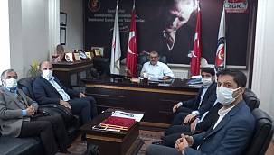 Memur-sen den Adıyaman Gazeteciler Cemiyetine Ziyaret