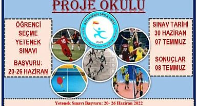 Adıyaman Spor Lisesi Proje Okulu oldu