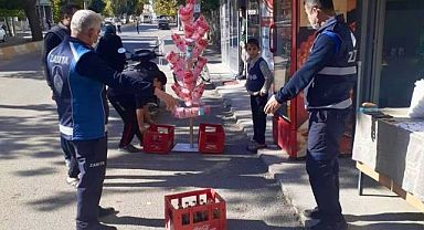 Kaldırım işgali denetimlerine halktan tam destek