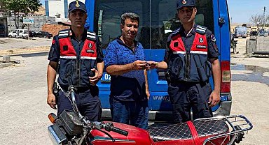 15 Yıl önce çalınan motosiklet bulundu