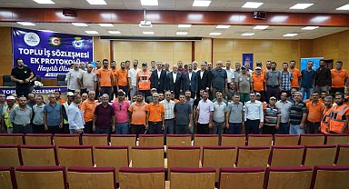 Adıyaman Belediyesi ile Hizmet-İş Sendikası ek protokol imzaladı