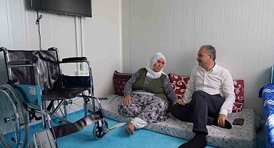 Adıyaman Belediyesinden tekerlekli sandalye hediyesi