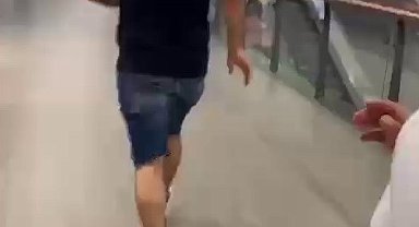 Deprem anındaki panik kameralara yansıdı