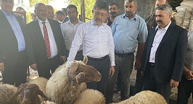 Depremzede devletin verdiği destekle yeniden küçükbaş hayvan yetiştirmeye başladı