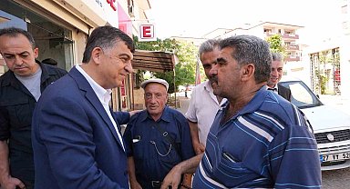 Fadıloğlu, Kuzeyşehir esnafının sıkıntılarını dinledi