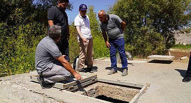 Havşeri İçme Suyu Hattı'nda bakım onarım çalışması sürüyor