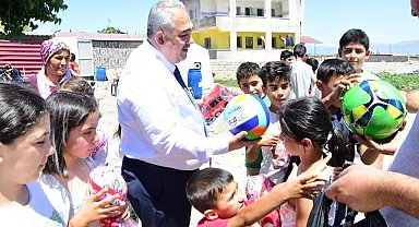 İl Başkanı Çetin, Depremzedeleri yalnız bırakmıyor