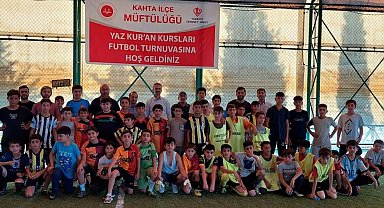 Kahta'da Yaz Kur'an Kursları futbol turnuvası başladı