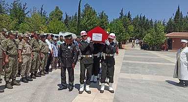 Kıbrıs gazisi Mehmet Özkorkmaz son yolculuğuna uğurlandı