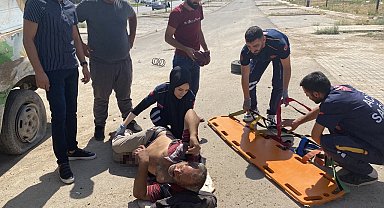 Kontrolden çıkan minibüs takla attı: 1 yaralı