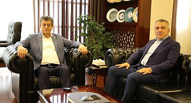 Mülkiye Başmüfettişliği görevine atanan Vali Bilgin'den Başkan Yarka'ya veda ziyareti