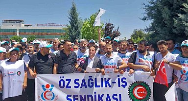 Öz Sağlık İş Sendikası Diyarbakır Şube Başkanı Aküzüm, sağlıkçılara bıçaklı saldırıyı kınadı