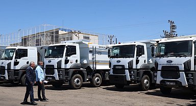 Şanlıurfa'da belediye 40 yeni araç aldı