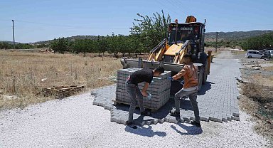 Şehitkamil'den Ağaçlı Boyno Mahallesine kilitli parke taşı
