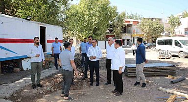Gerger ilçesinde spor yatırımları incelendi