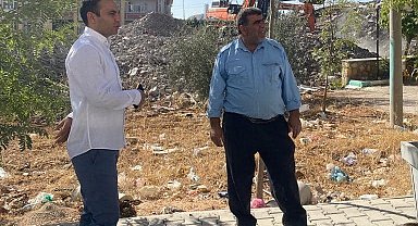 Kaymakam Partal, bina yıkımlarını yerinde inceledi