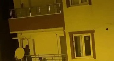 Kombi çalmaya çalışan hırsızları bekçiler kıskıvrak yakaladı