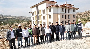 Gölbaşı 1. etap afet konutları hızla yükseliyor