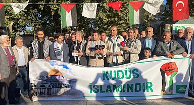 Adıyamanlılar Gazze için bir araya geldi