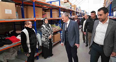 Kılınç, sosyal markette incelemelerde bulundu