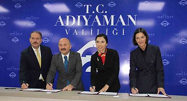 TCMB Başkanı Erkan, Adıyaman'a yapılacak okulun protokolünü imzaladı