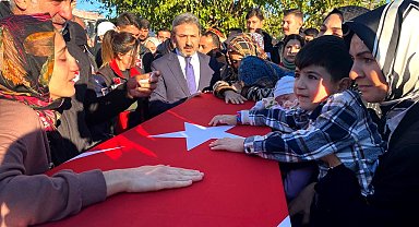 Bakan Göktaş'ın koruma ekibindeki polis memuru son yolculuğuna uğurlandı