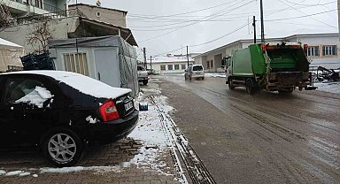 Çelikhan ilçesinde kar yağışı başladı