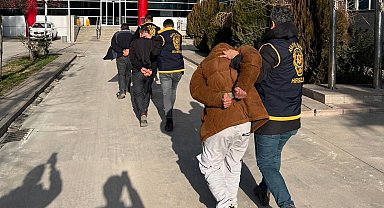 Hırsızlık şüphelisi 3 şahıs tutuklandı