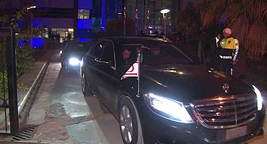 KKTC Başbakanı Üstel, Adıyaman Adliyesi'nden ayrıldı