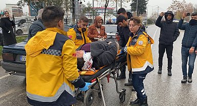 Üç aracın karıştığı zincirleme kazada 1 kişi yaralandı