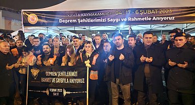 38 kişinin öldüğü binanın enkaz yerinde anma töreni