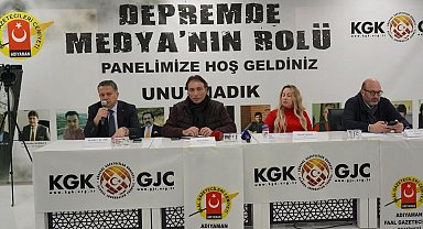 'Depremde medyanın rolü' konuşuldu