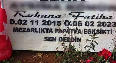 Depremde ölenlerin mezar taşlarındaki her bir yazı hüzne boğuyor