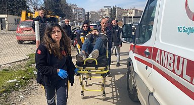 İki motosiklet çarpıştı: 1 yaralı