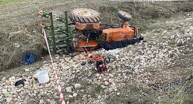 Adıyaman'da traktör devrildi: 1 ölü