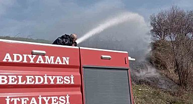 Ağaçlık alanda çıkan yangın korkuttu