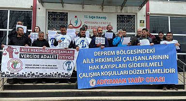 Doktorlar, aile hekimliği çalışanlarının hak kaybı için açıklama yaptı