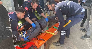 Otomobil ile motosiklet çarpıştı: 1 yaralı