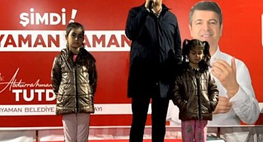 Tutdere: "Posterlerinizi seçim karargahımıza asacağım"