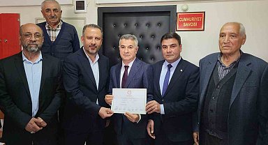 Ercan Öncebe mazbatasını alarak göreve başladı