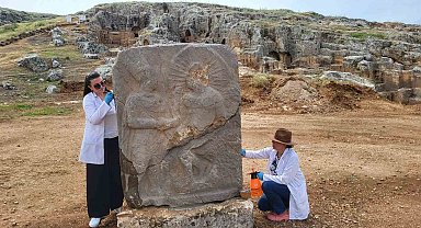2 bin 100 yıllık steller Perre Antik Kent'te sergilenecek