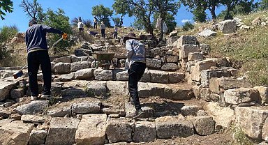 Kral 1. Antiochos'un Arsemia Antik Kenti'ndeki yazlık sarayında kazı çalışması başladı