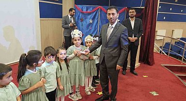 Minik öğrenciler için mezuniyet töreni düzenlendi
