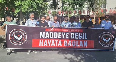 Adıyaman'da 'Maddeye değil hayata bağlan' açıklaması