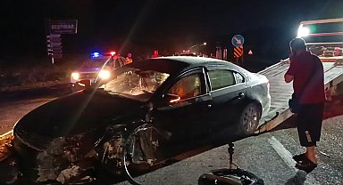 Adıyaman'da iki otomobil çarpıştı: 8 yaralı